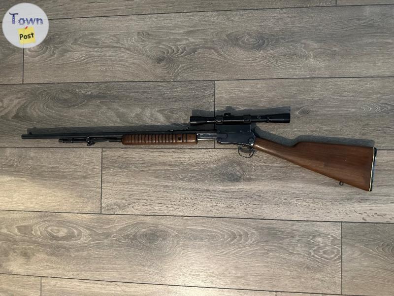 Photo of 1955 Winchester 62A .22 short Gallery gun takedown pump action all matching VG condition