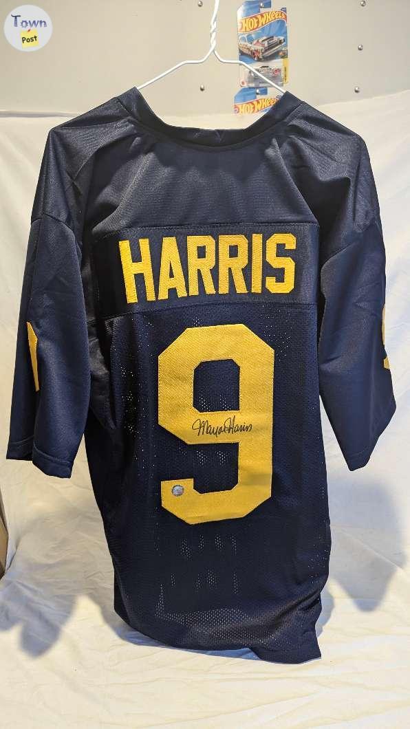 Photo of Major Harris Signed/Autographed Football Jersey with Certificate of Authenticity