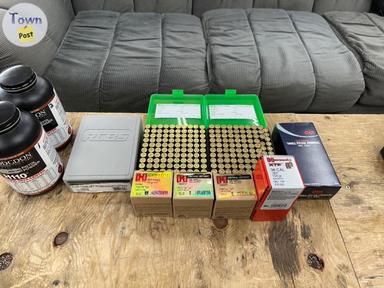 Photo of .357 ammo and reloading supplies  - 1