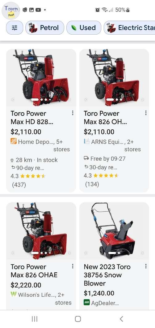 Photo of TORO POWER MAX 826 LE