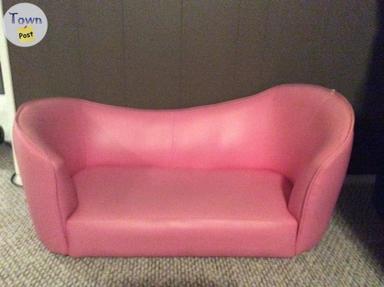 Photo of Children’s Leather Love Seat - 1