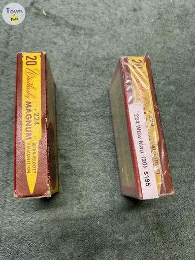 Photo of Weatherby 224 mag factory ammo, I will ship  - 2