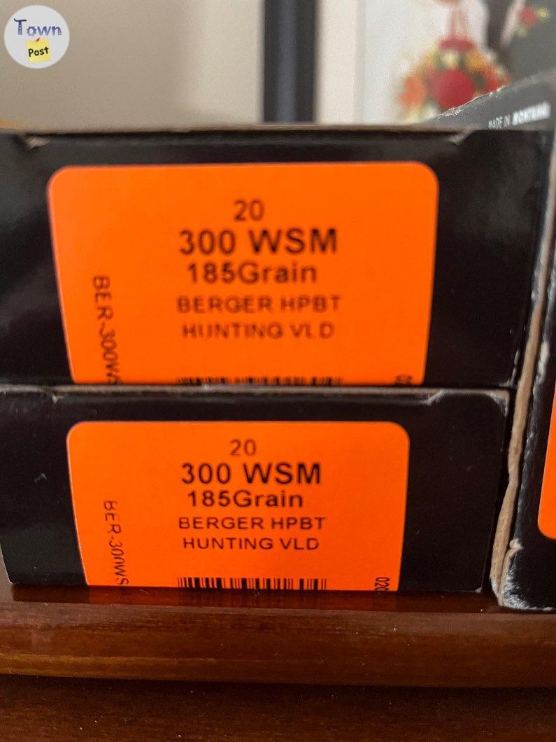 Photo of 300 WSM Berger bullets 