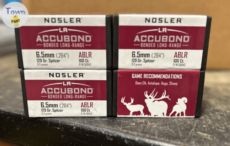 Photo of Nosler AccuBond Long Range 6.5 mm/.264 cal Bullets