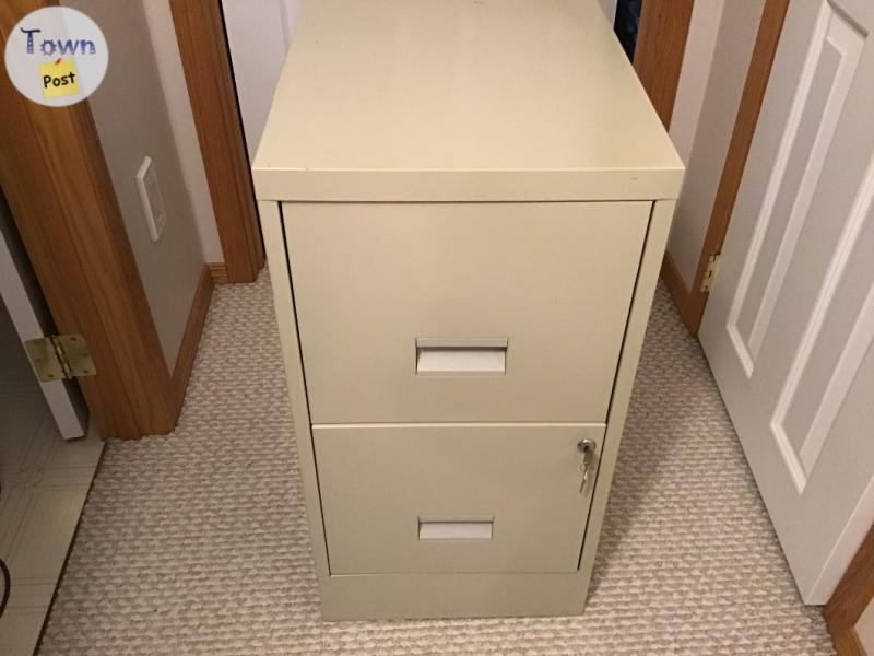 Photo of Locking file cabinet