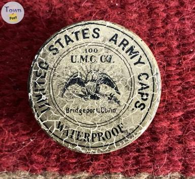 Photo of ORIGINAL UMC CO. UNITED STATES MUSKET CAP TIN - 1