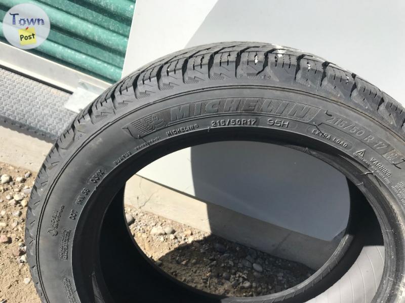 Photo of  4 Michelin winter tires 215/50R17 