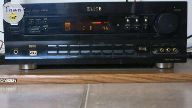 Photo of pioneer elite  6 channel amp