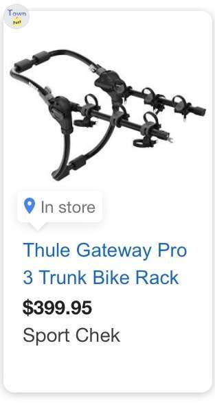 Photo of Thule Pro 3 Trunk Bike Rack - 1