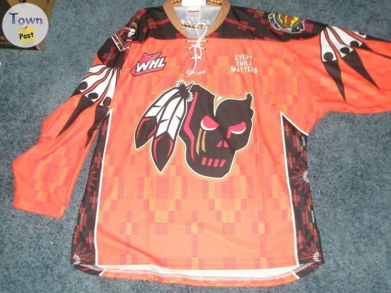 Photo of Calgary Hitmen Indigenous Jersey