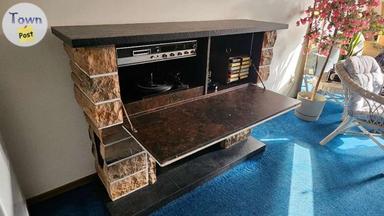 Photo of Electric fireplace and stereo  - 2