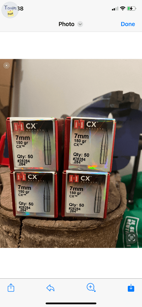 Photo of Hornady CX 7mm 150 grain