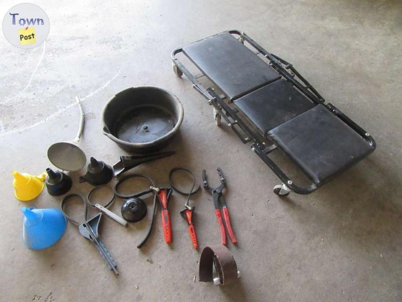 Photo of Creeper, Oil wrenches, funnels