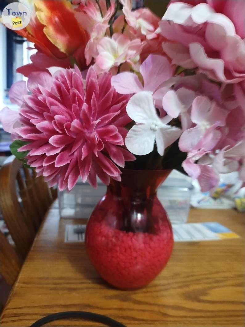 Photo of Pink - silk floral arrangement