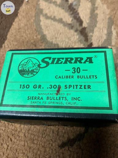 Photo of Sierra .30 cal 150 gr. Spitzer  - 1