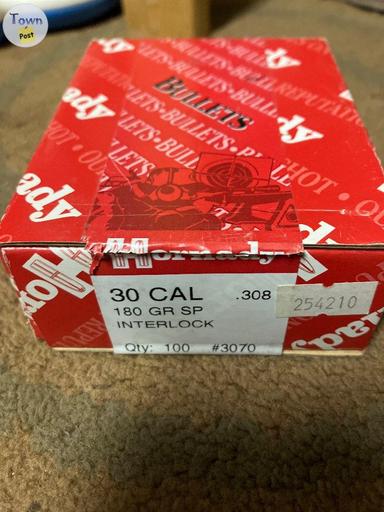 Photo of Hornady .30 cal 180 gr. Interlock SP - 1