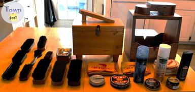 Photo of Shoe Shine Kit With Accessories. - 1