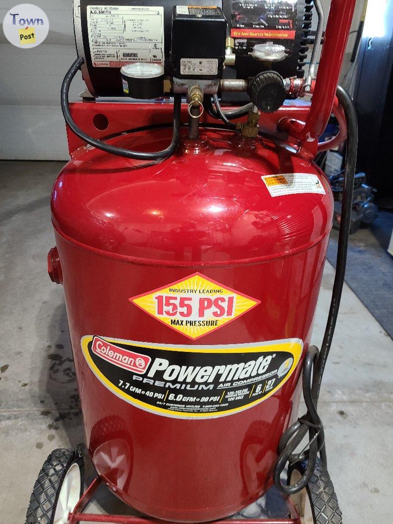 Photo of Coleman powermate premium 155psi air compressor 