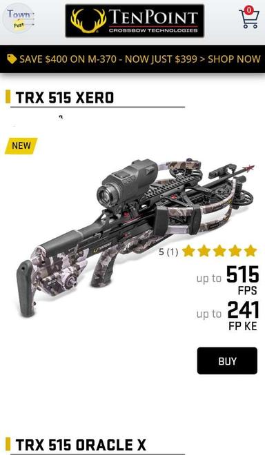 Photo of Tenpoint TRX 515 XERO cross bow - 2