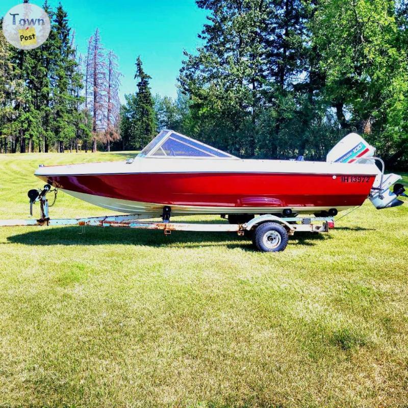 Photo of Aquastar Boat 1000 Hp Evinrude Motor and Boat Trailer  