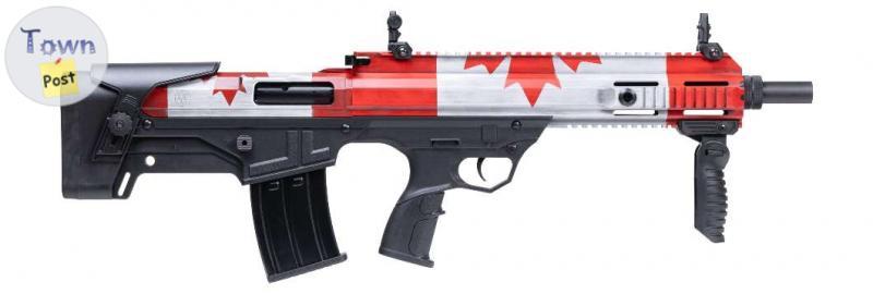 Photo of Brand new EGE ARMS JAWS BP12 12GA Bullpup Semi Auto Shotgun-Canada Flag $500