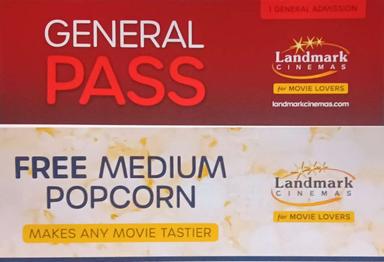 Photo of Landmark Cinemas Movie Passes - 1