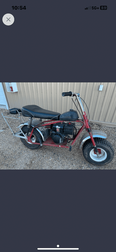 Photo of Super Bronc, vintage minibike, $499. - 1