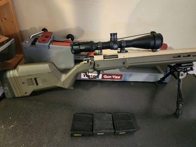 Photo of Cerakoted Rem 700 .308 hb, Magpul stock. - 1