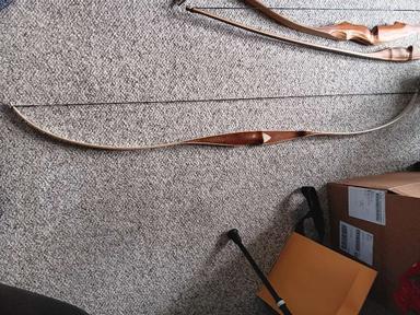 Photo of 1967 Ben Pearson Left Handed 30#/60" Long Bow - 1