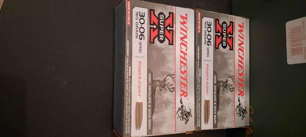 Photo of 30-06 sprg. winchester 165 gr. power point super X