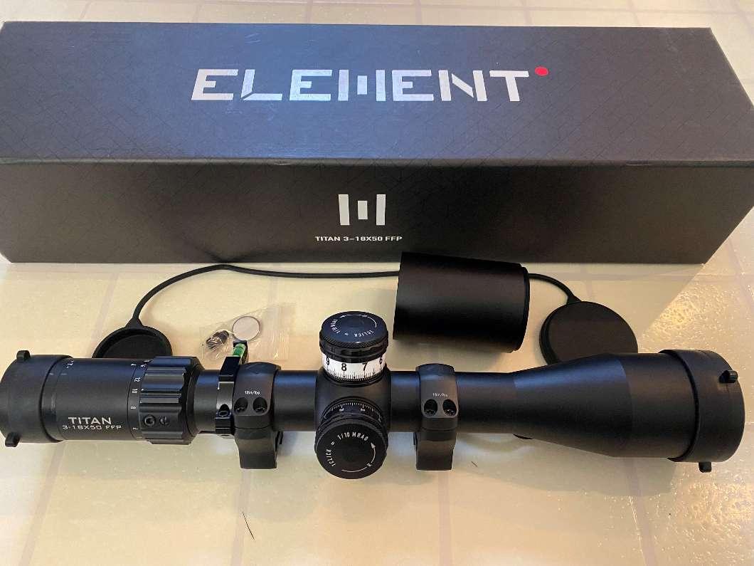 Photo of Element Titan 3-18X50 FFP