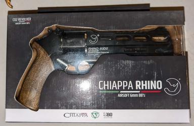 Photo of Chiappa Rhino 60DS .357 Magnum Style Airsoft Black Revolver - 2