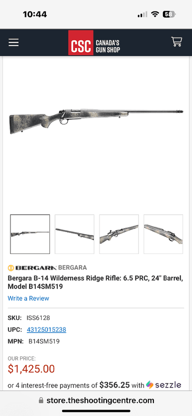 Photo of Bergara B14 6.5prc - 1